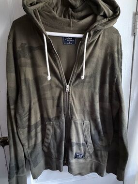 Abercrombie & Fitch Camo Zip Up Hoodie